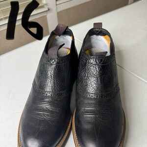 Twisted X Black Leather Men's Shoes 11.5